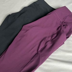 2 Fabletics L Capri leggings Powerhold and Luxe